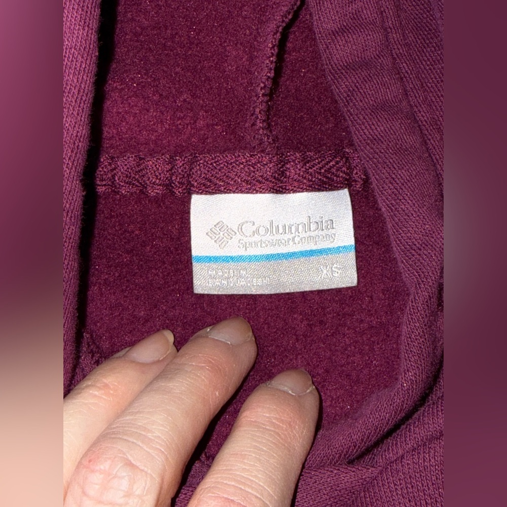 XS Columbia Purple/Magenta Hoodie - Picture 8 of 12